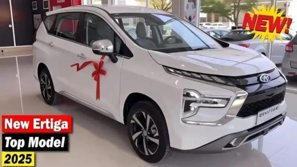 Maruti Suzuki Ertiga 2025 – 2.5L Smart-Hybrid Engine, 103PS Power & 37.5km/l Family Mileage Performer, Book Now!